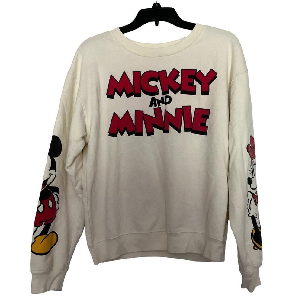 Vintage 80’s Disney Mickey Mouse Minnie Mouse Sweatshirt Medium Adult Women’s